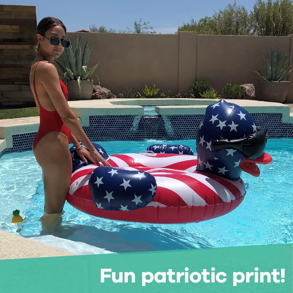 Derby Duck Stars & Stripes Pool Float N1874