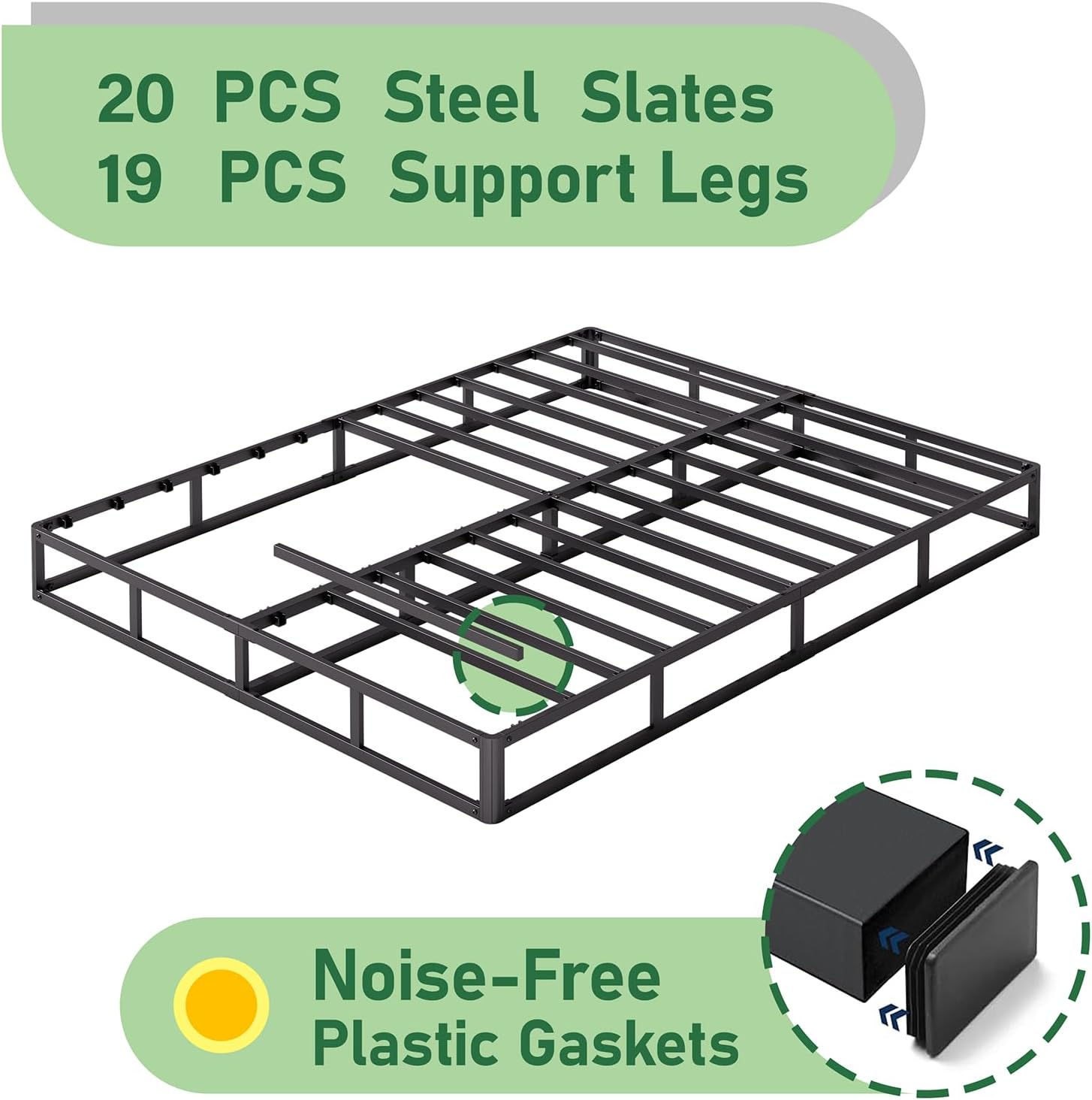 9 Inch High Full Box Spring with Fabric Cover C425