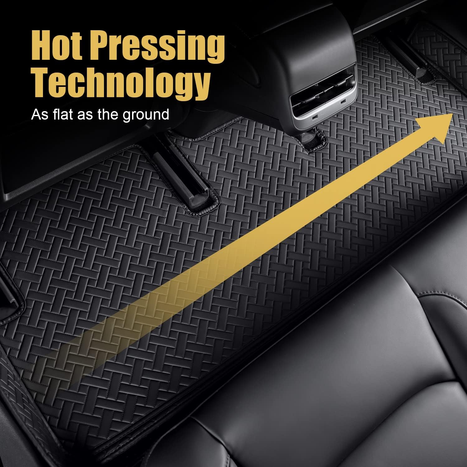 Black Waterproof Car Floor Liner P1181