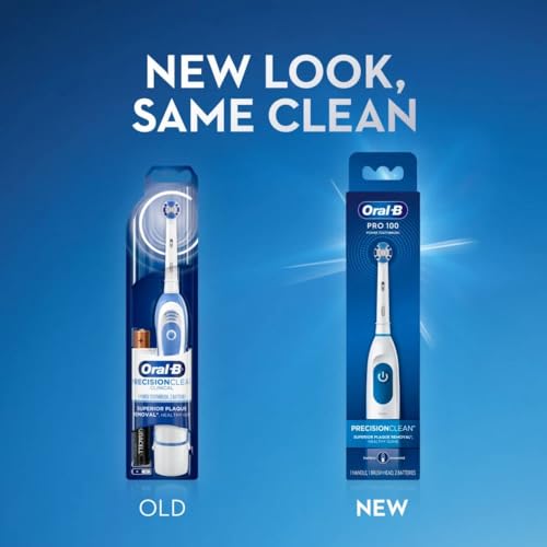 Blue and White Battery Powered Electric Toothbrush L1180