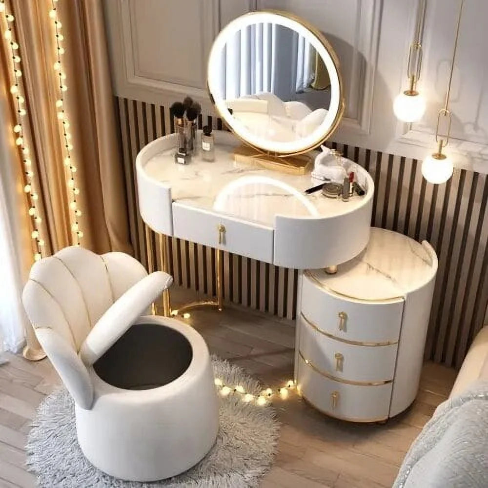 White Dressing Table with Drawer X732
