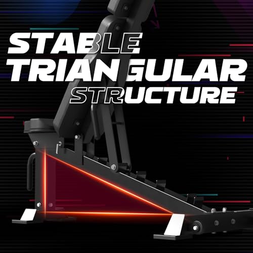 2200lbs Squat Rack with LAT-Pull Down System & Cable Crossover Machine with Adjustable Weight Bench Z2094