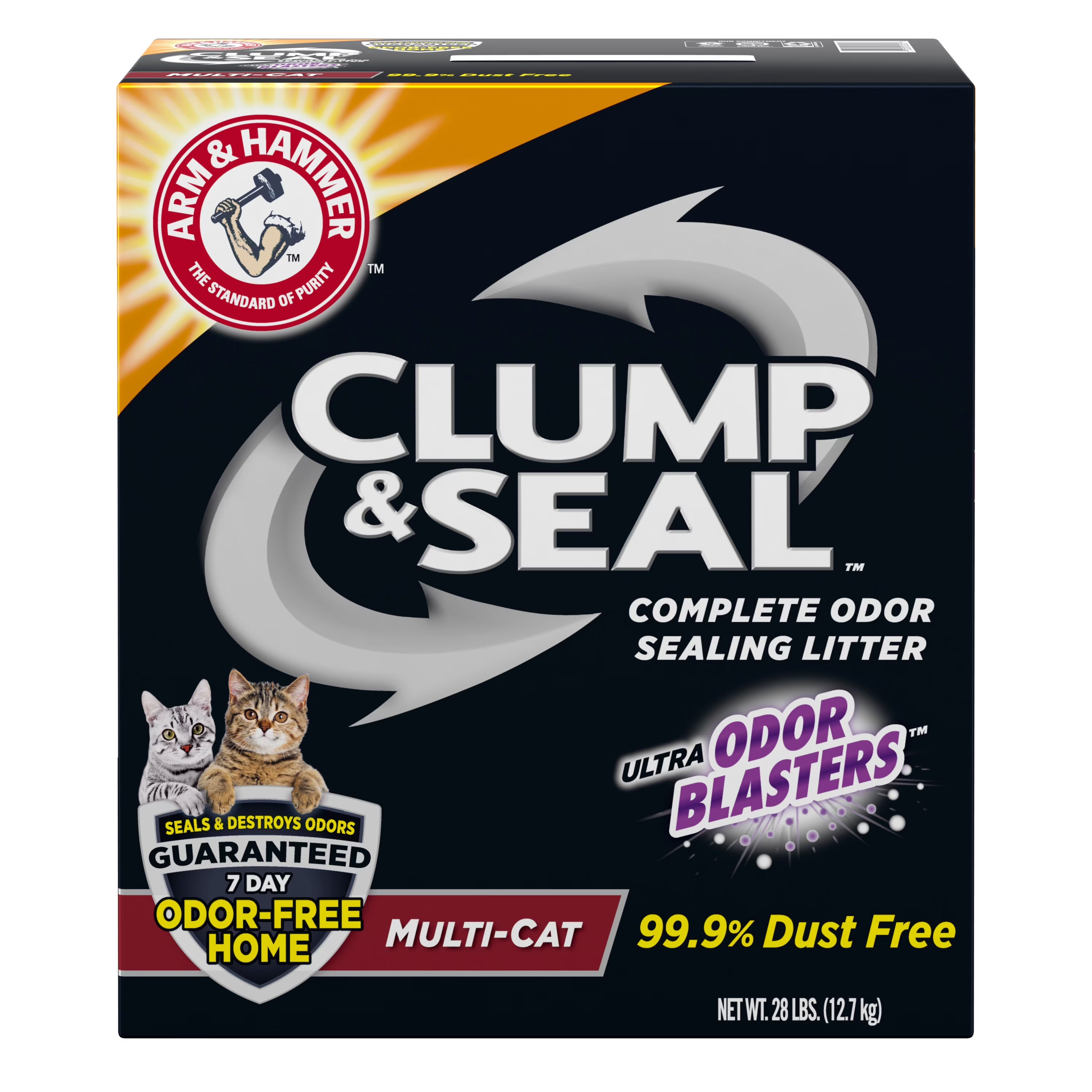 Clumping Clay Cat Litter, 28 lbs B154684