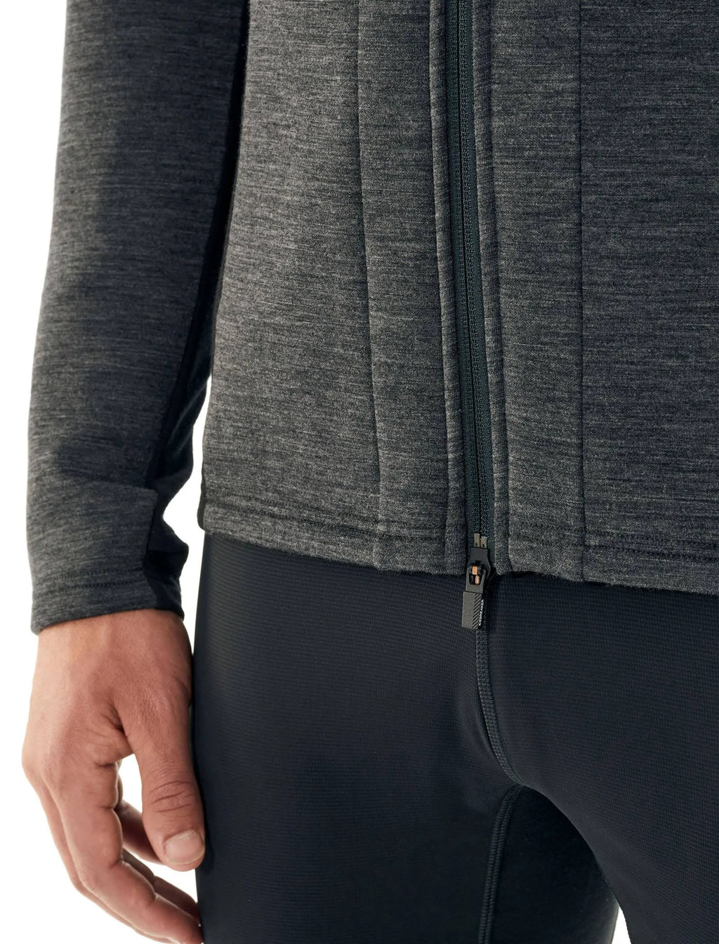 Small Jet Heather Zip Jacket Y9282