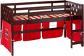 Dark Cappuccino Twin Low Loft Bed H6239