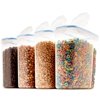 Set of 4 Large BPA-Free Plastic Cereal Storage Containers G9310