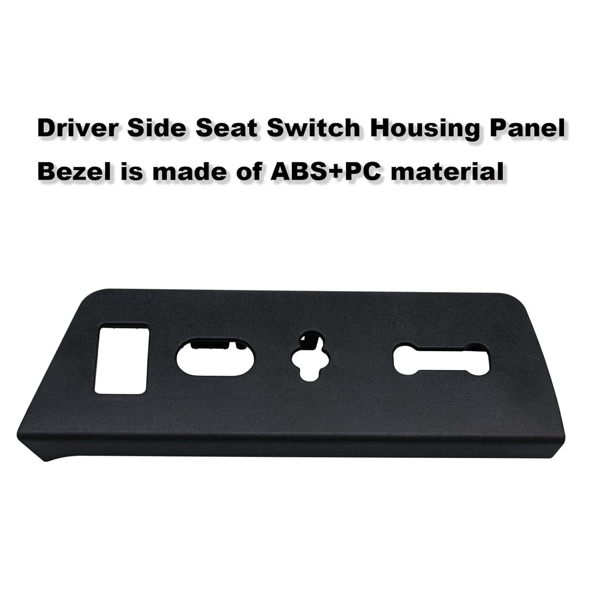 Driver Side Seat Switch Housing Panel Bezel Black Pack of 2 J73578
