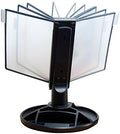 Black Executive Desktop Organizer with Heavy Metal Base Plate N482