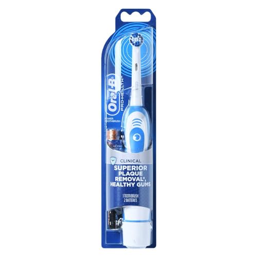 Blue and White Battery Powered Electric Toothbrush L1180