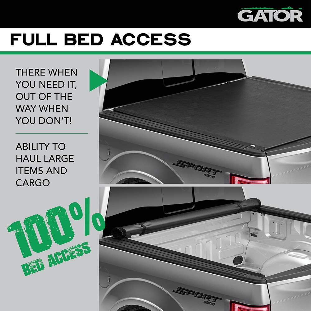 Soft Roll Up Truck Bed Tonneau Cover H9786