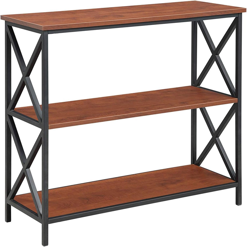 3 Tier Bookcase, Weathered Gray B928456