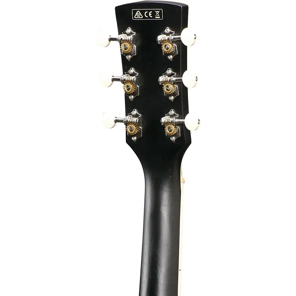 Weathered Black Acoustic Guitar Q7833