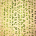 Fake Vines Artificial Ivy Garland with 100 LED String Light Hanging Plants Faux Greenery Leaves 6Pack with 100LED W498