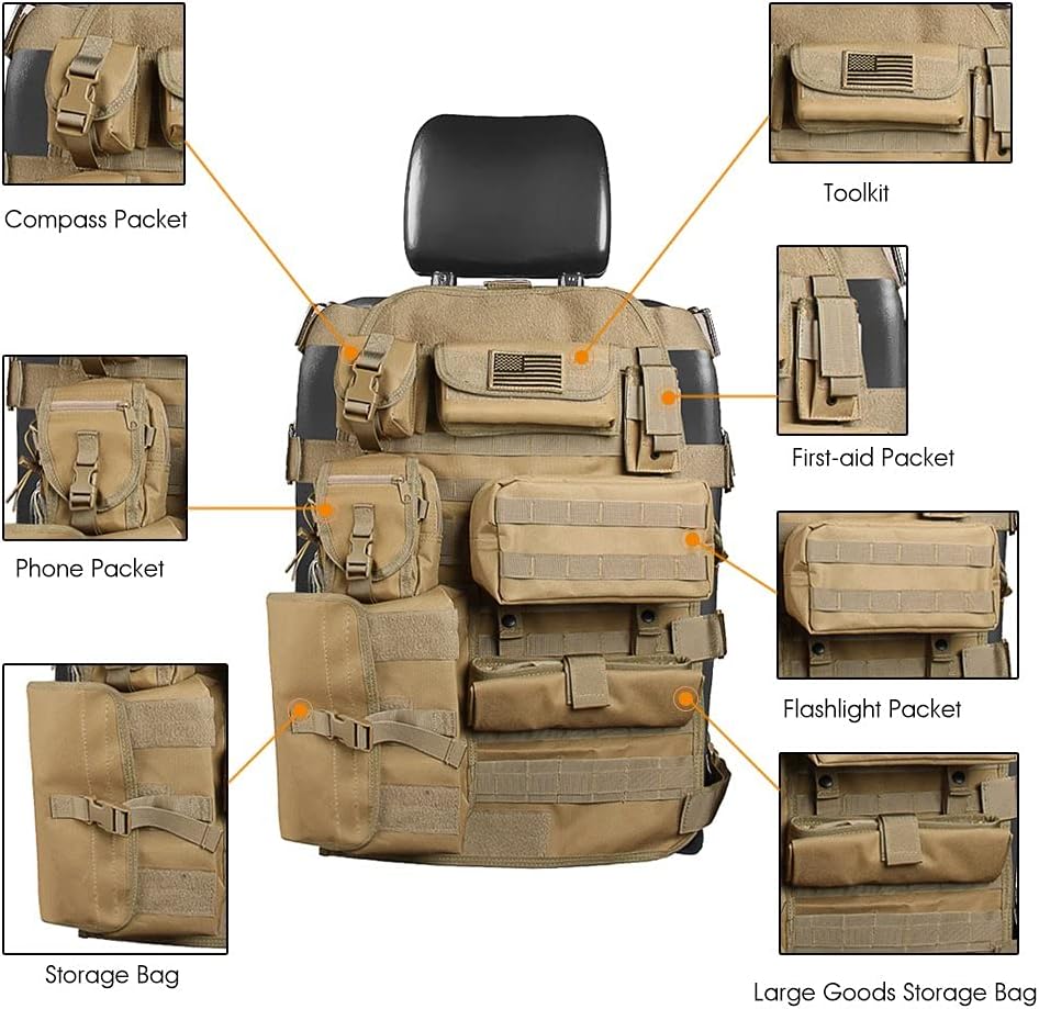 Universal Tactical Seat Cover Pack of 2 A580509
