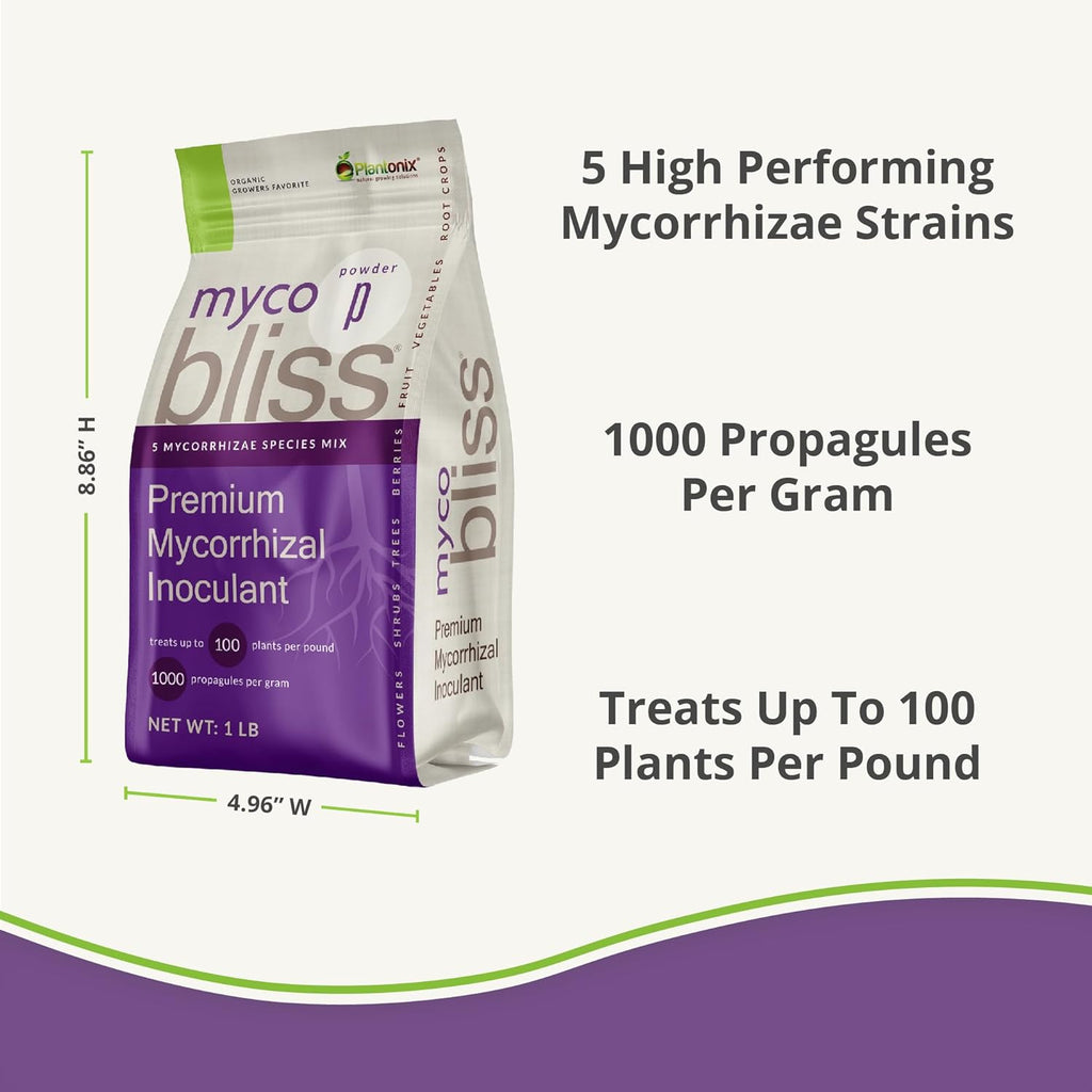 Myco Bliss Powder (1lb) + Coco Coir 650gm Bricks (2-Pack) X5334