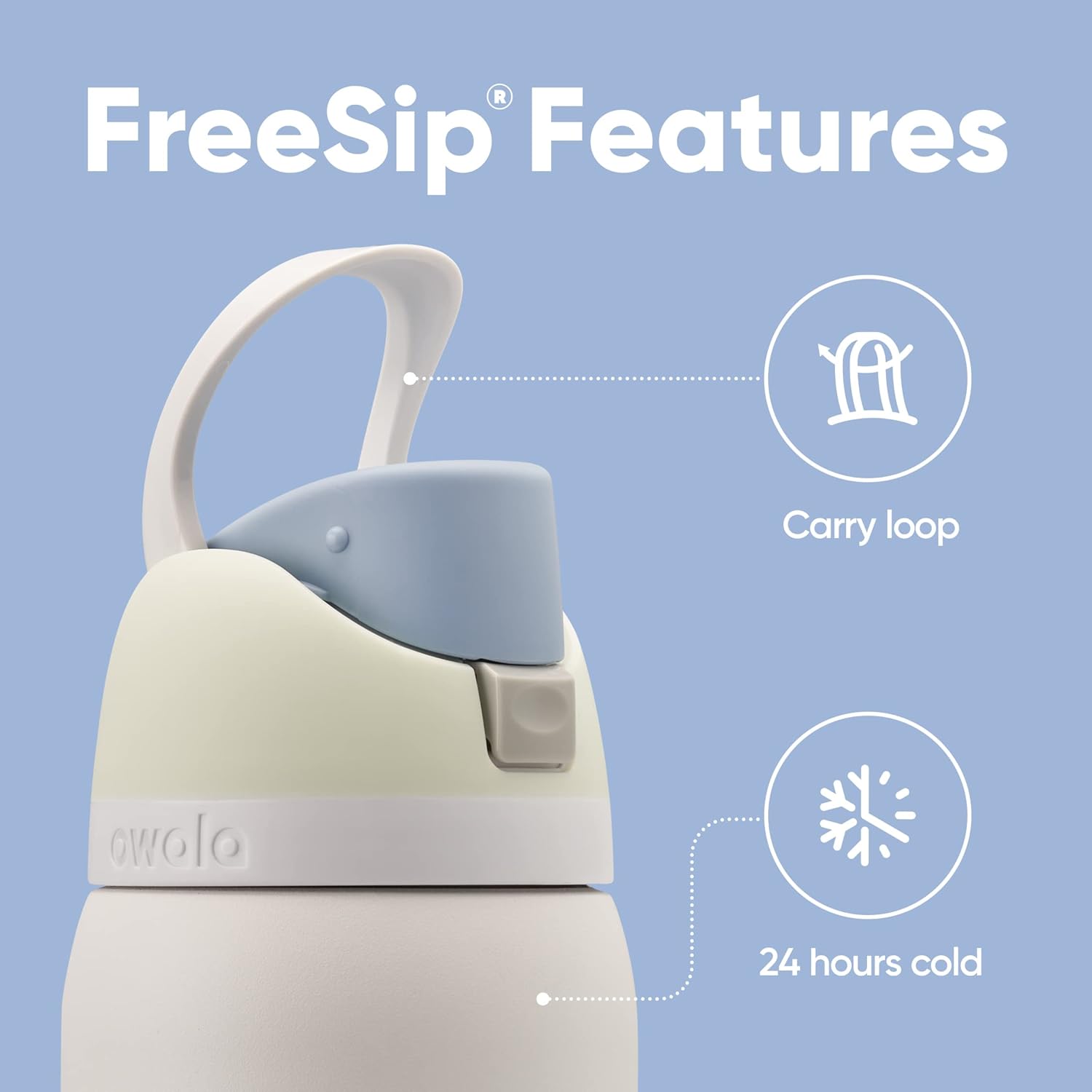 32oz Insulated Stainless Steel Water Bottle with Straw U852