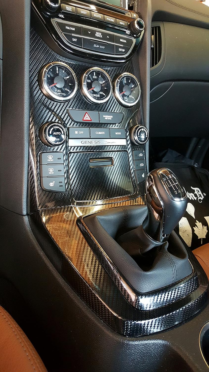 10ft x 5ft Black Carbon Fiber Vinyl Wrap C654704