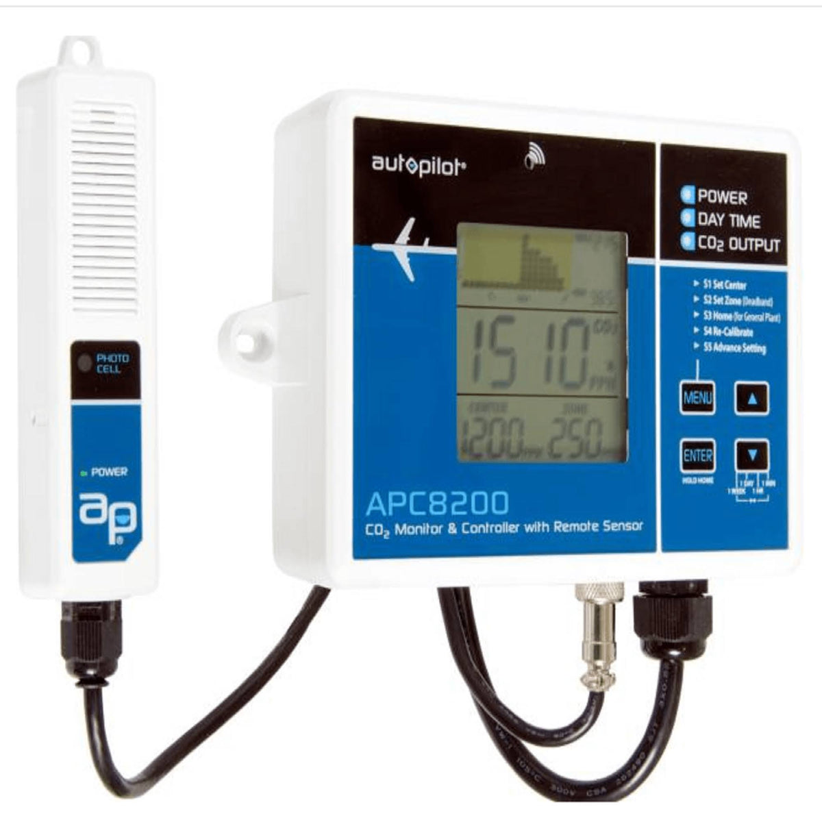 CO2 Monitor & Controller with Remote Sensor J279057