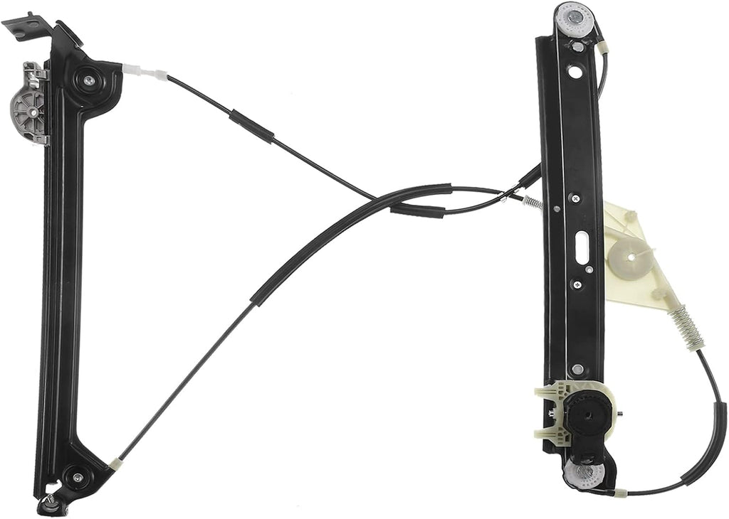 Power Window Regulator without Motor Compatible with BMW 128i 2008-2013 135i 2008-2013 Coupe or Convertible Front Driver Side Pack of 2 I940781