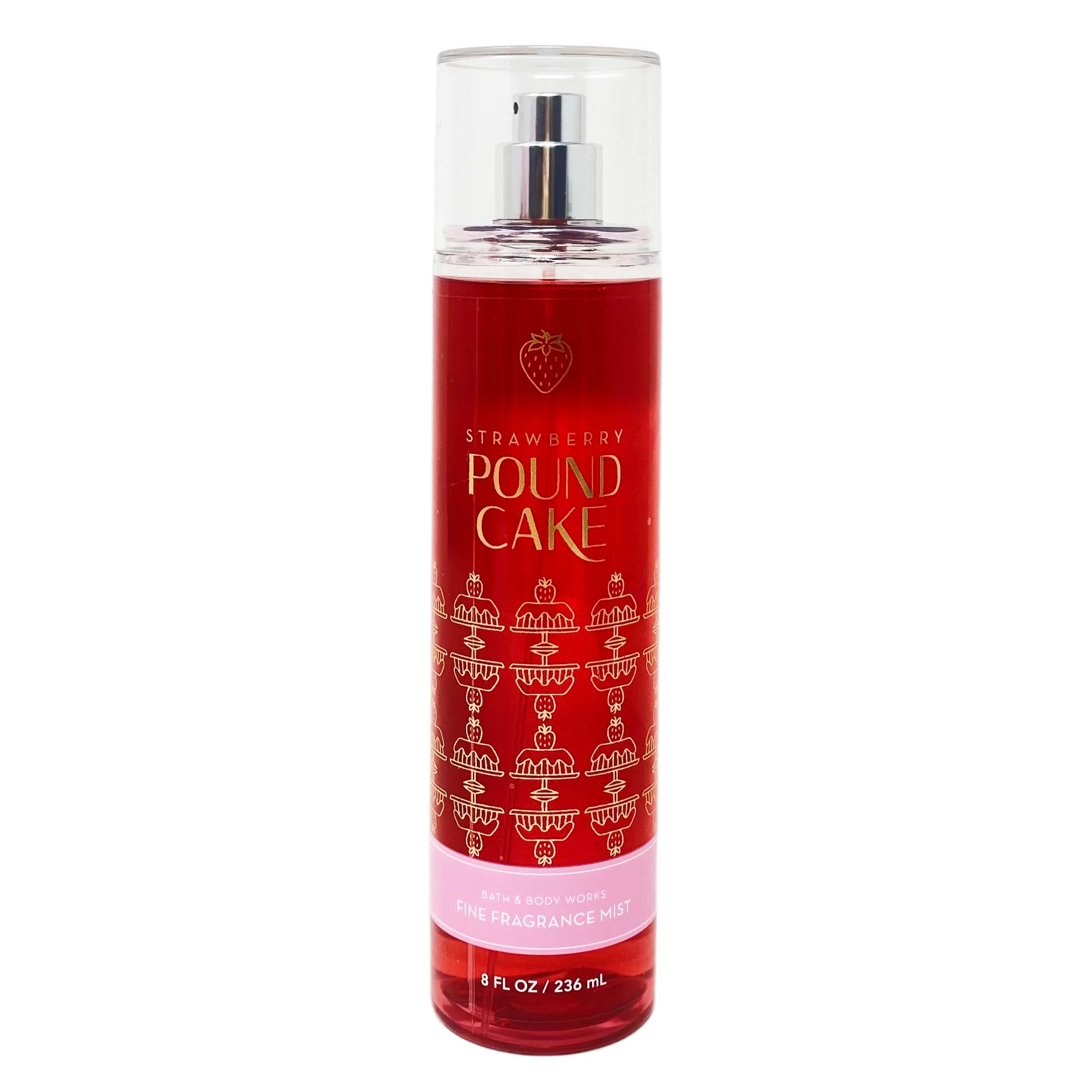 Strawberry Pound Cake 3 Piece Gift Set - Fragrance Mist - Shower Gel - Body Lotion - Full Size M9505