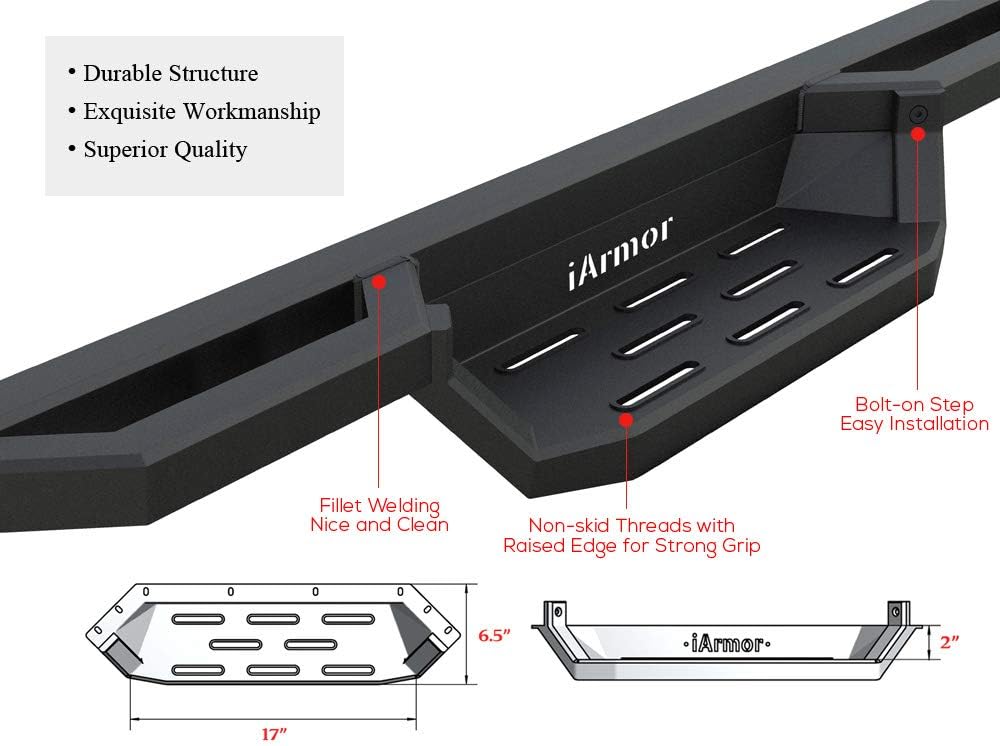Aluminum Drop Steps Running Boards T224