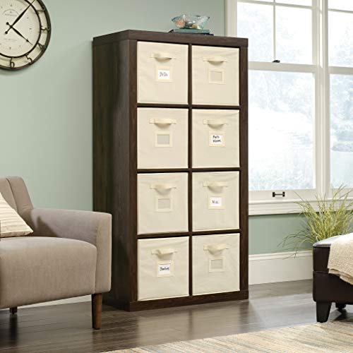Smoked Oak 8-Cube Storage Organizer N946198