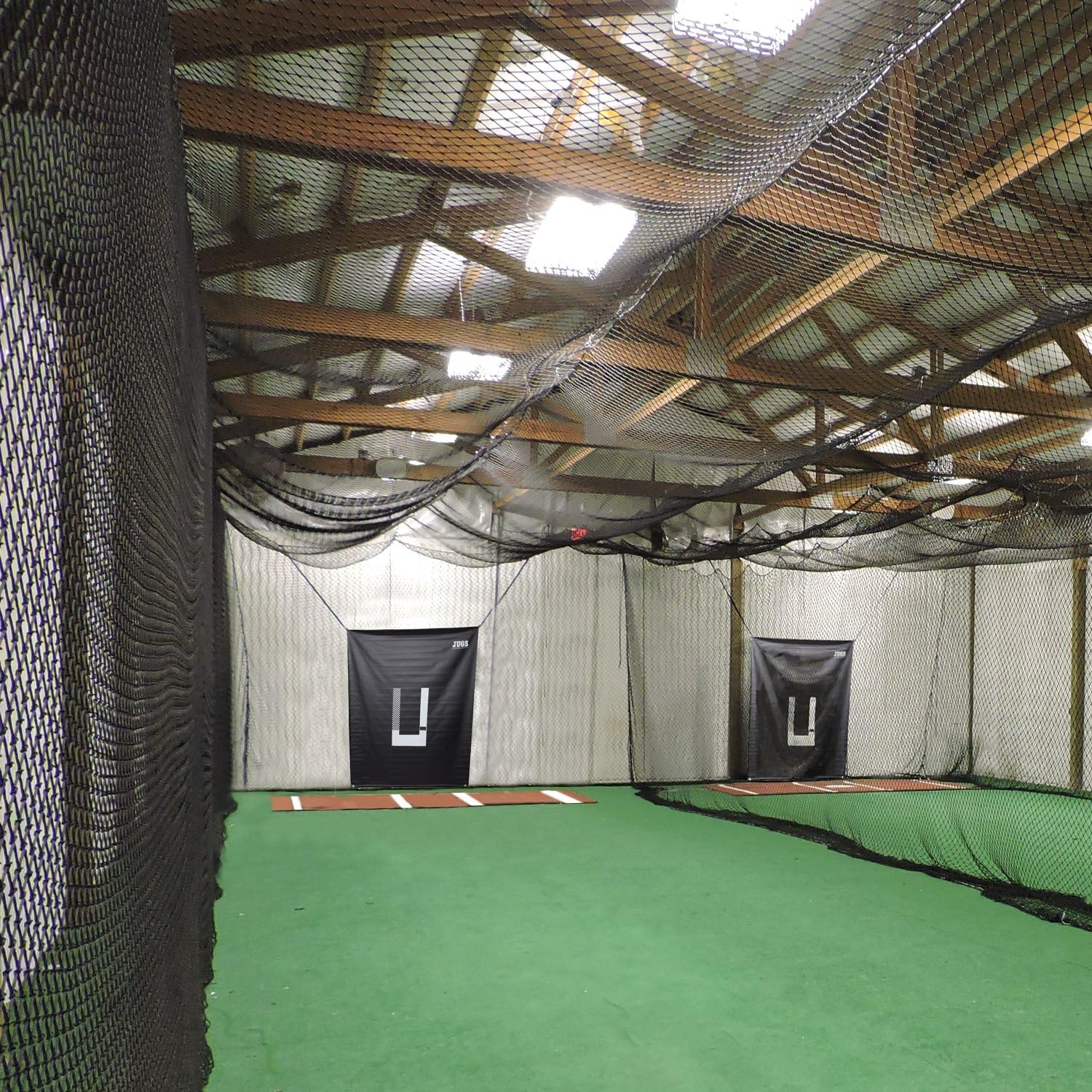 Black Twisted Knotted Polyethylene Batting Cage Nets L57210