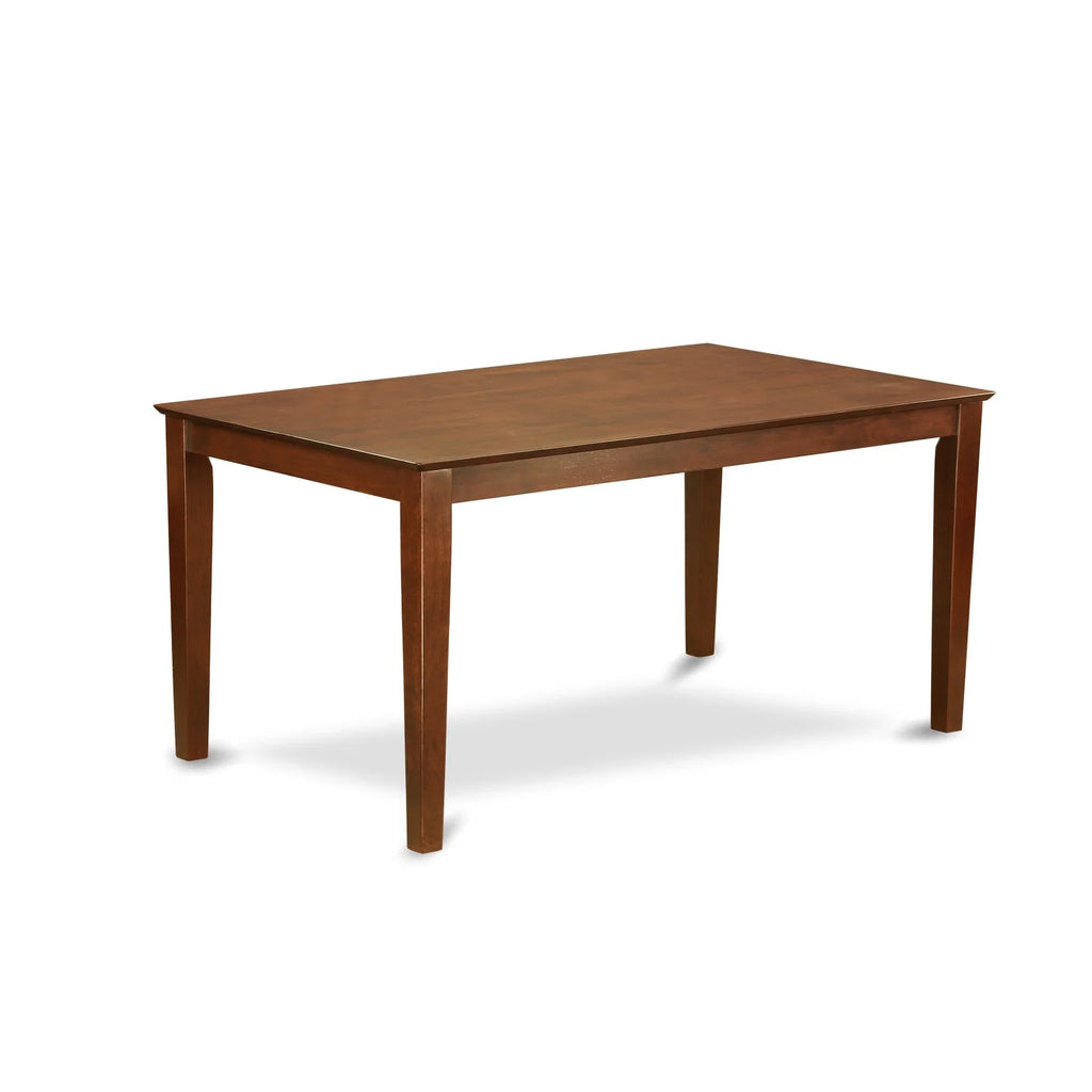 Mahogany Rectangular Kitchen Table with Bench and Chairs I815
