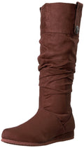 Brown Microfiber Renaissance Shoes Y3126