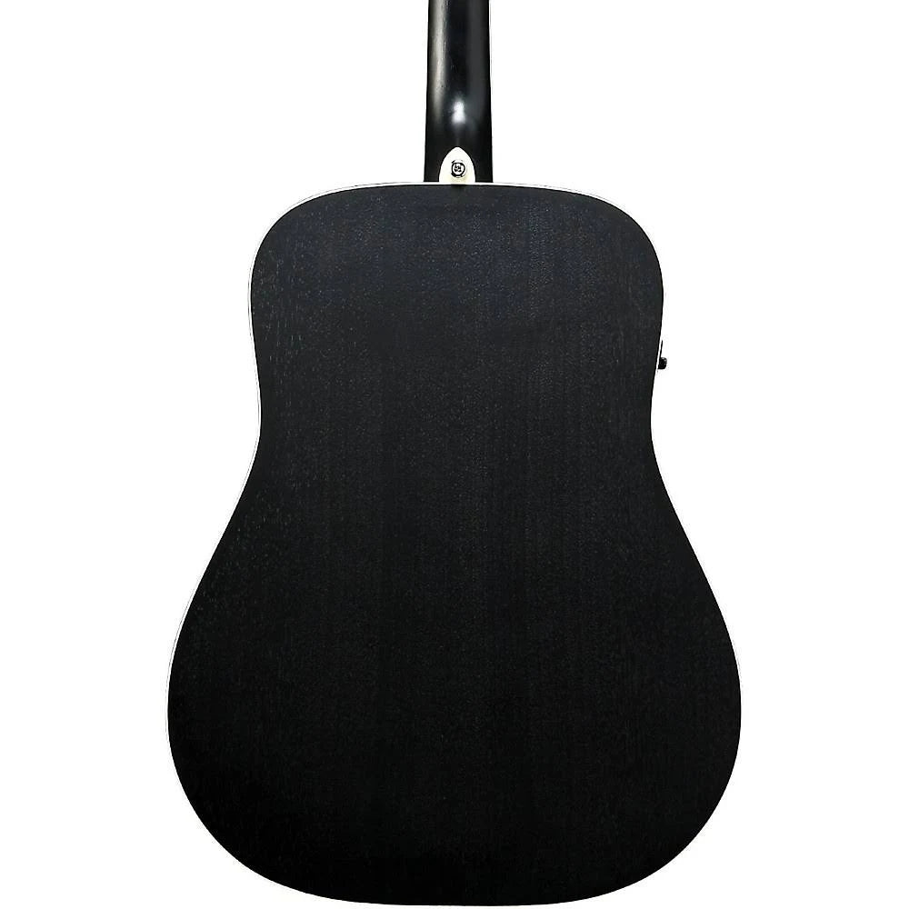 Weathered Black Acoustic Guitar Q7833