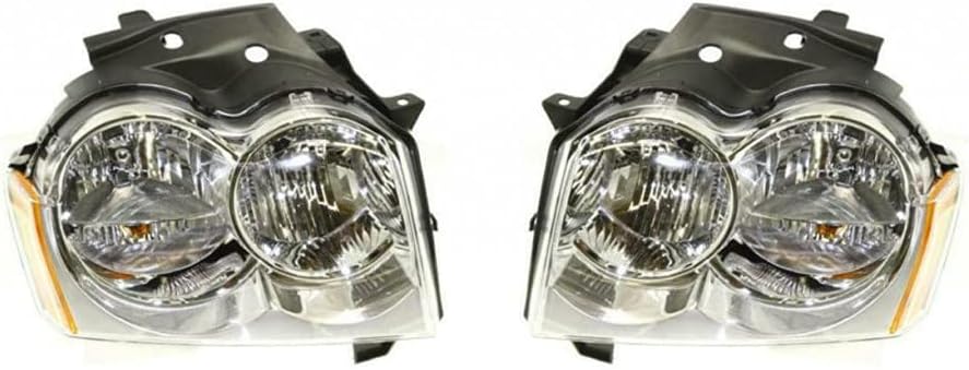 Headlight Assembly for Jeep Grand Cherokee 2005-2007 Passenger Side O70904