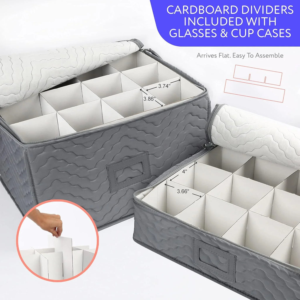 Quilted 6-Piece Storage Box Set A99418