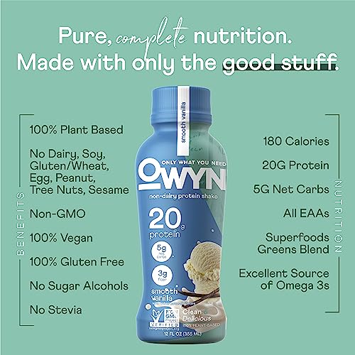 Dark Chocolate Plant Based Protein Shake, 12 Pack K283159