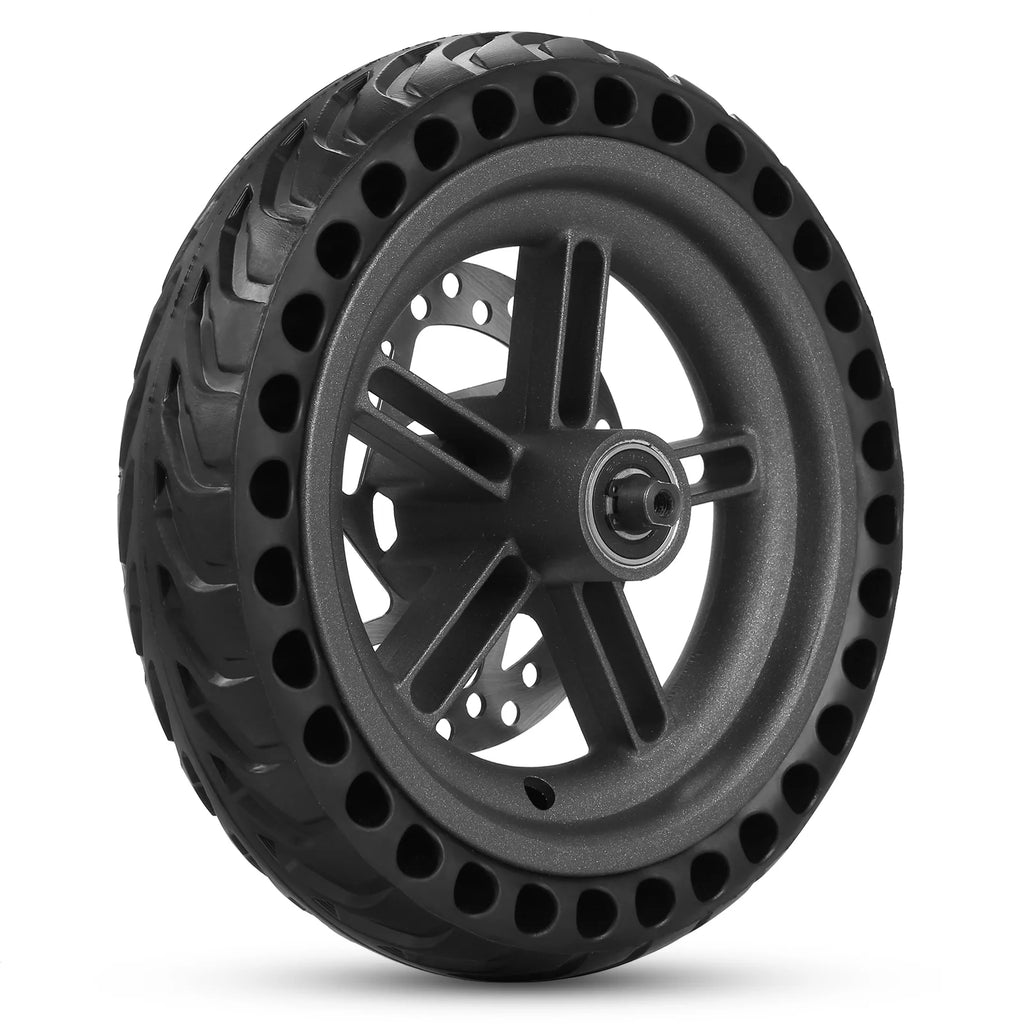 8.5 inches Solid Electric Scooter Rear Tire with Wheel Hub Disc Brake Set O65979