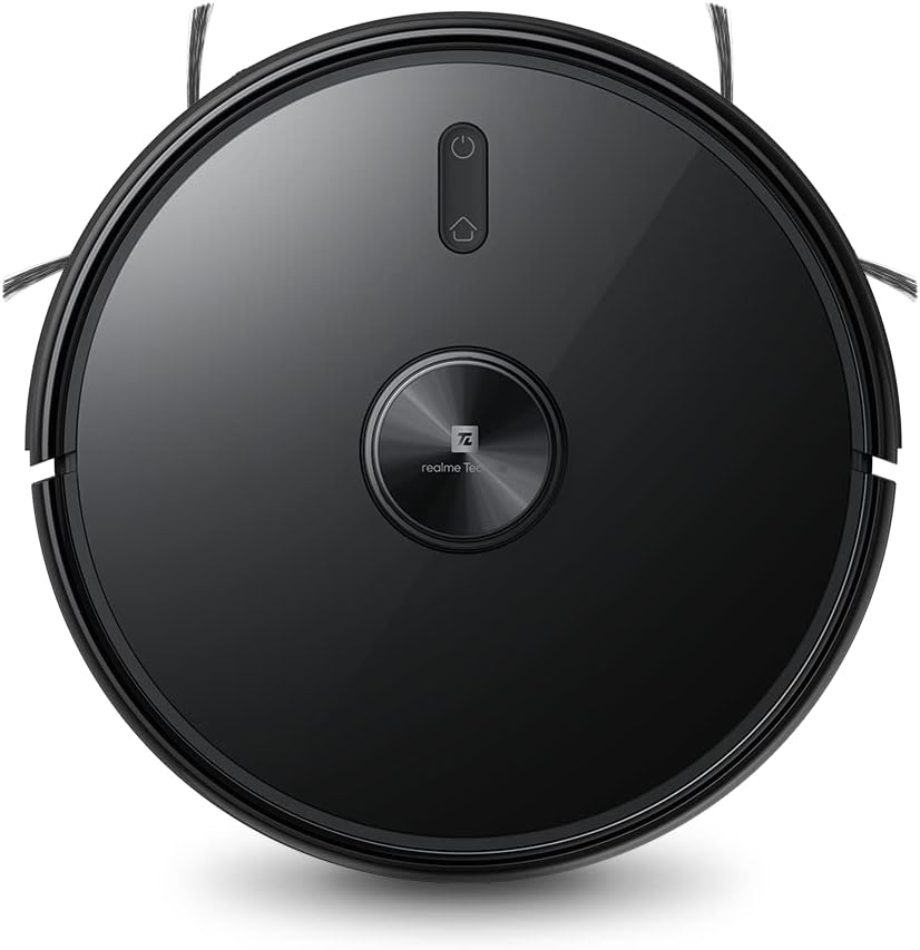 realme Robot Vacuum Cleaner with Lidar Navigation, 3000pa Suction, 180min Runtime Q75886