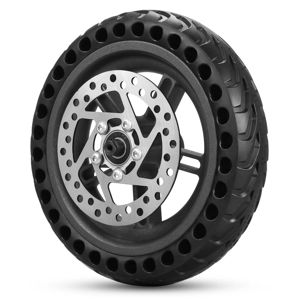 8.5 inches Solid Electric Scooter Rear Tire with Wheel Hub Disc Brake Set O65979