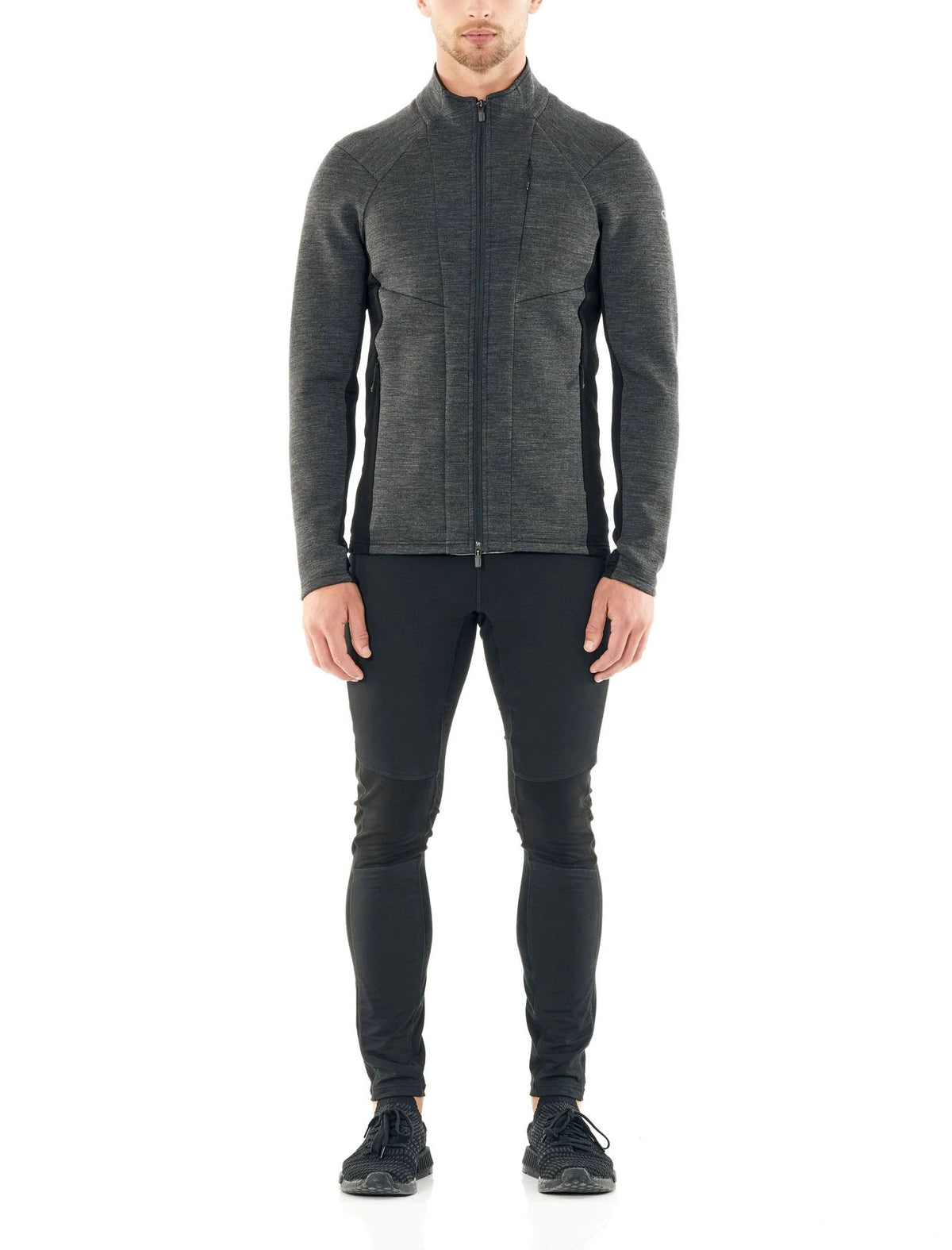 Small Jet Heather Zip Jacket Y9282