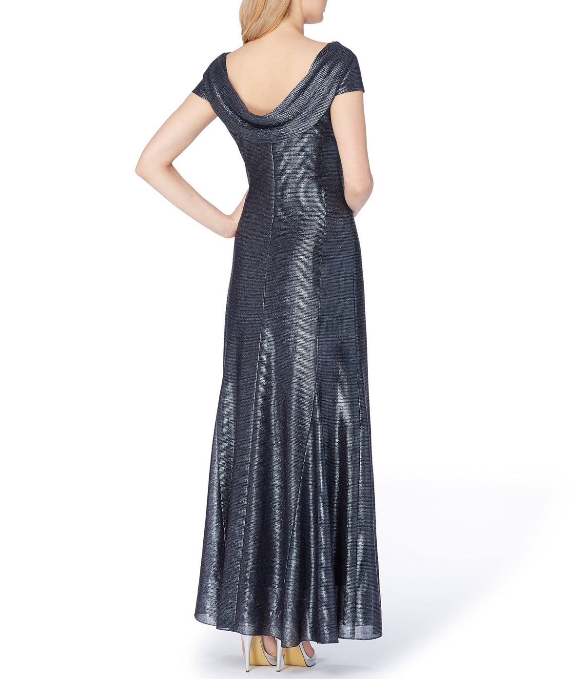 Metallic Knit Gown S911