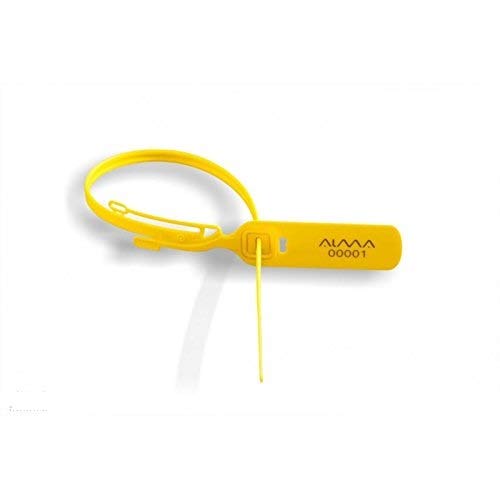 100 Plastic Seals with Metal Insert, 400 mm, Pack of 2 Q6749