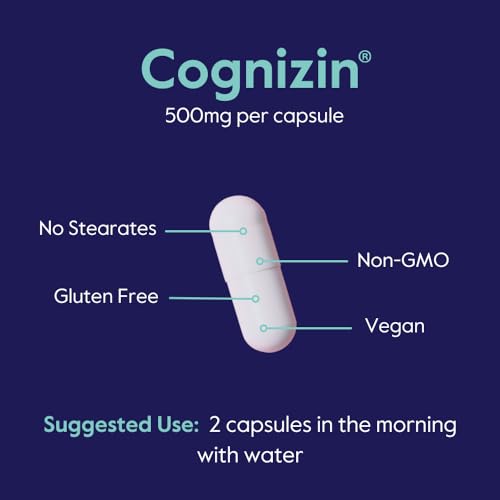 120 Vegetarian Capsules Citicoline 500mg L191545