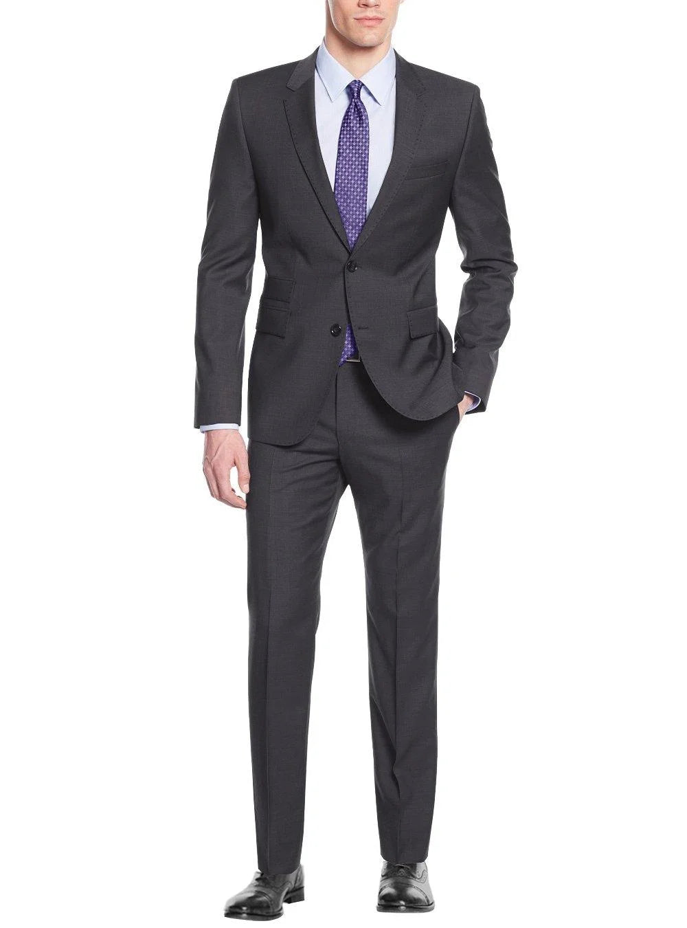 Charcoal Men's Suit Jacket F504055