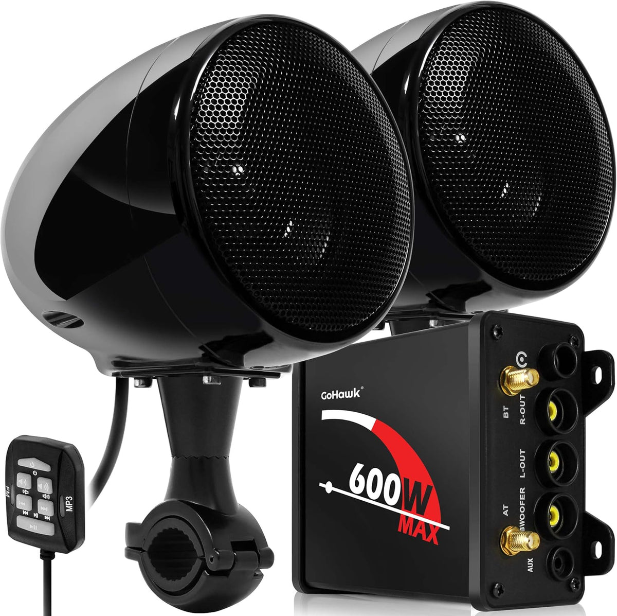 Waterproof Bluetooth Motorcycle Stereo Speakers Audio System Z7739
