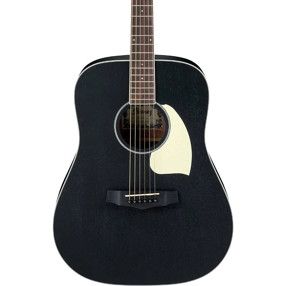 Weathered Black Acoustic Guitar Q7833