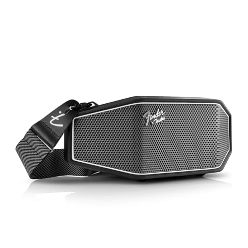 Portable Wireless Bluetooth Speaker with Subwoofer (Black & Steel) T368599