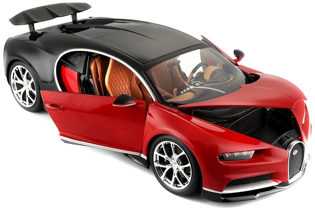 1:18 Scale Red Die-Cast Bugatti Chiron Model U32953