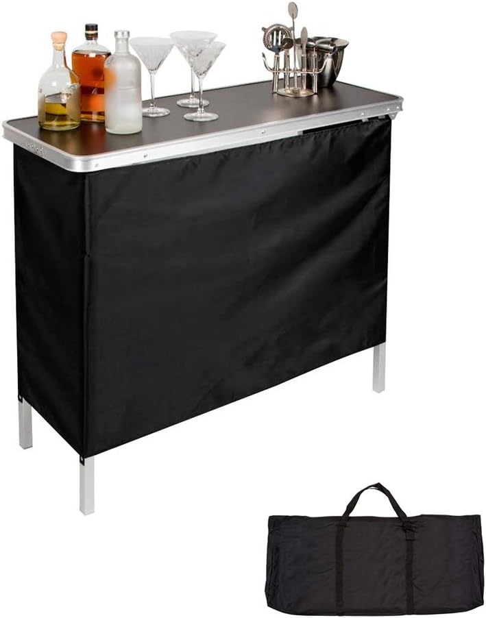 Portable Bar Table with Carrying Case G581