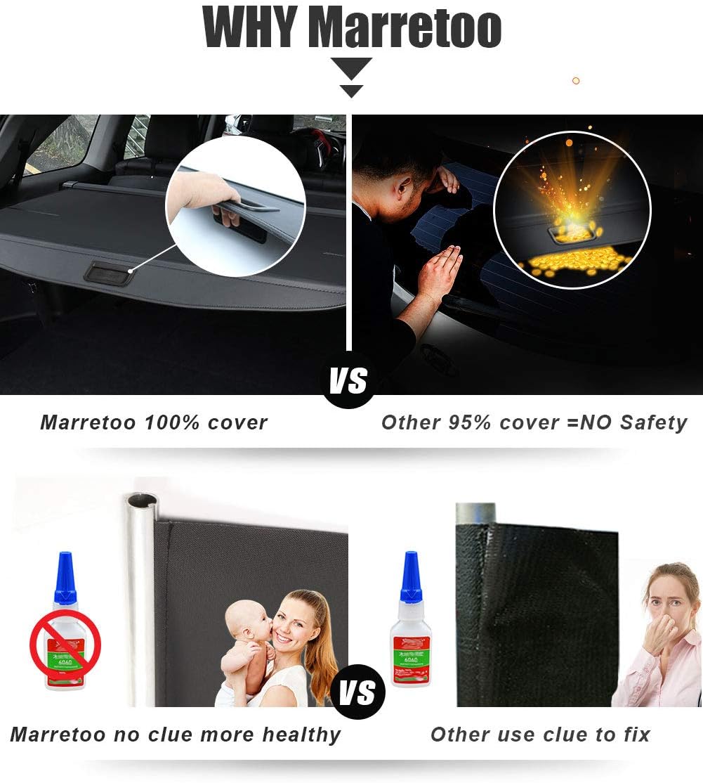 Black SUV Retractable Trunk Cover C400