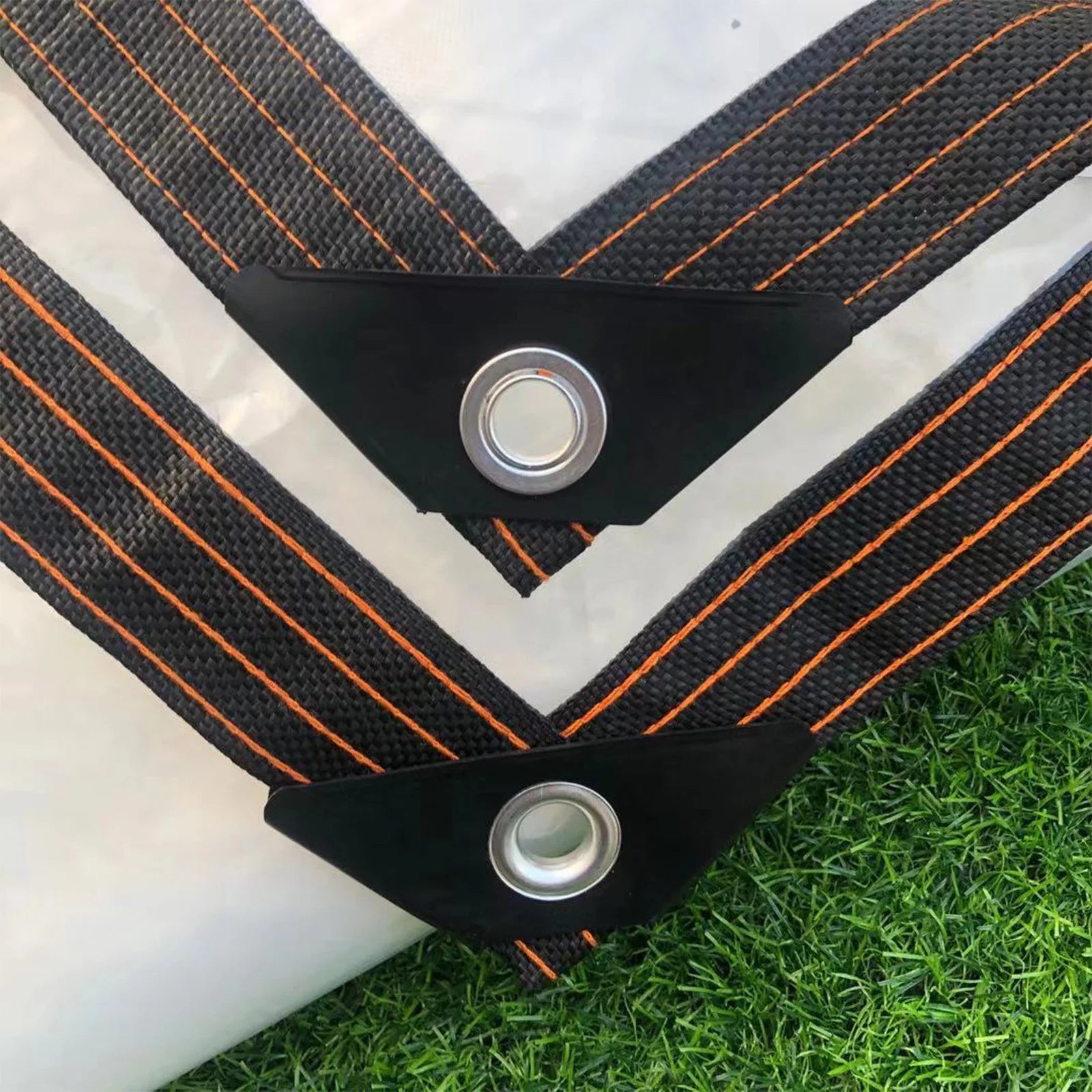 Clear Tarps Vinyl Coated PVC Tarps With Rustproof Grommets H39251
