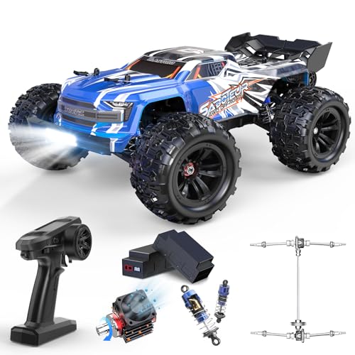 Fast Brushless RC Car, 1:16 4x4 High Speed RC Truck with 2 Lipo Batteries V289