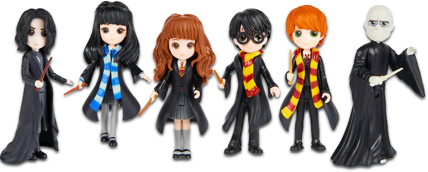 6 Harry Potter Mini Figurines Set with Stickers I547249